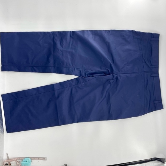 Oobe Work Casual Dress Pants Blue Straight Leg Uniform Unisex Pant 40/28 - Picture 10 of 13